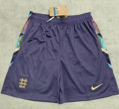 2024-2025 England Away Purple Thailand Soccer Shorts