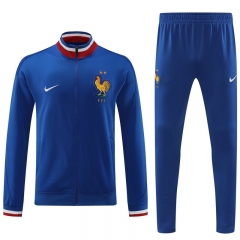 2024-2025 France Blue Thailand Soccer Jacket Uniform-4627