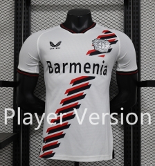 Player Version 2024-2025 Bayer 04 Leverkusen Away White Thailand Soccer Jersey AAA-888
