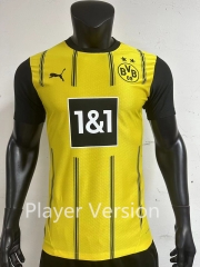 Player Version 2024-2025 Borussia Dortmund Home Yellow Thailand Soccer Jersey AAA