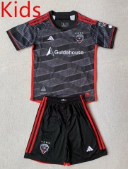 2024-2025 D.C. United Home Gray&Black Kids/Youth Soccer Unifrom-AY