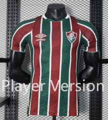 Player Version 2024-2025 Fluminense de Feira Home Red&Green Thailand Soccer Jersey AAA-888