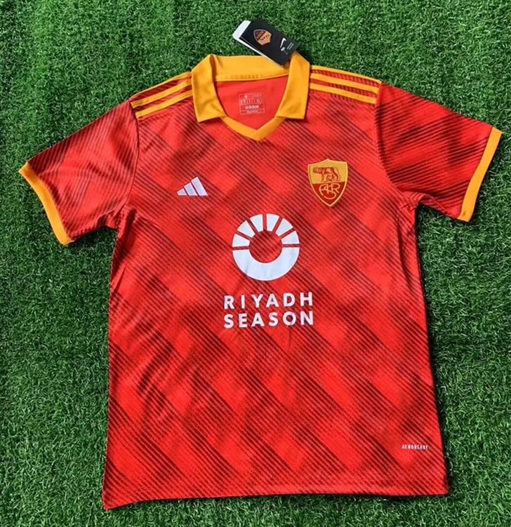 2024-2025 Roma 3rd Away Red Thailand Soccer Jersey AAA-2386