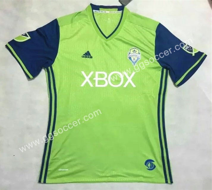  2016-17 Seattle Sounders FC Home Green Thailand Soccer Jersey