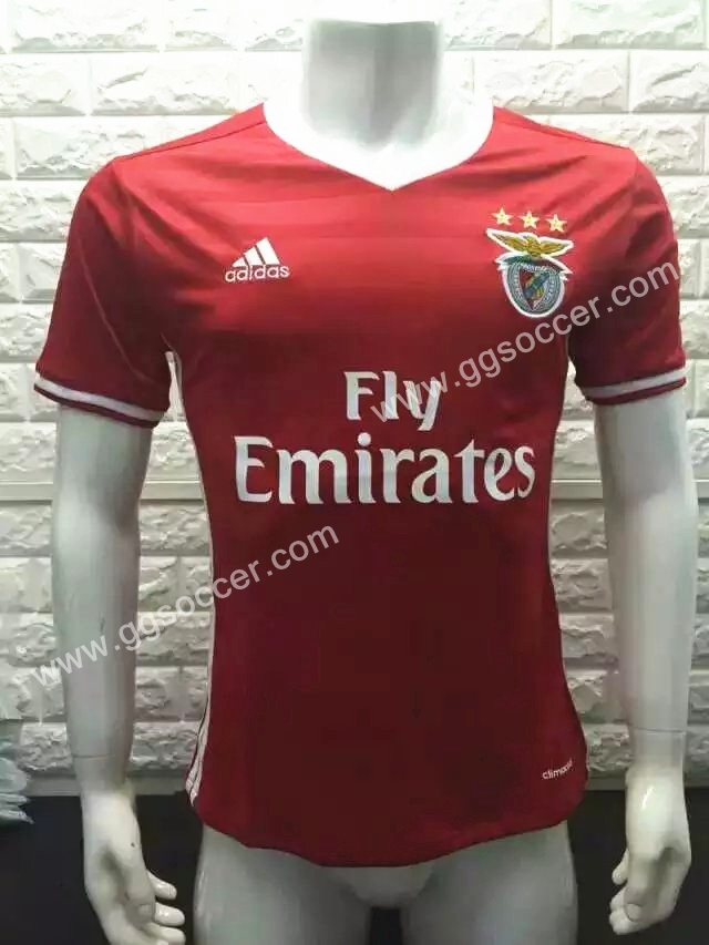  2016-17 Benfica Home Red Thailand Soccer Jersey