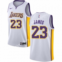 Los Angeles Lakers White NBA Jersey