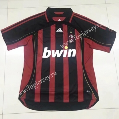 Retro Version 2006 AC Milan Red&Black Thailand Soccer Jersey AAA
