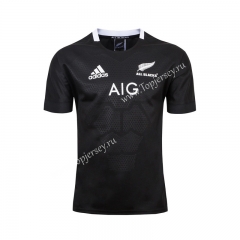 2019-2020 All Blacks Home Black Thailand Rugby Shirt