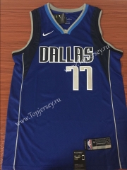 Dallas Mavericks Blue #77 NBA Jersey