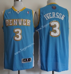 Denver Nuggets Printing Blue #3 NBA Jersey
