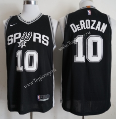 San Antonio Spurs Black #10 NBA Jersey