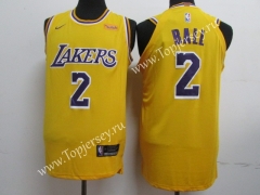 Los Angeles Lakers Yellow #2 NBA Jersey