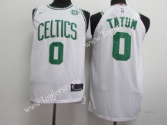 Boston Celtics White #0 NBA Jersey