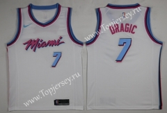 City Edition Miami Heat White #7 NBA Jersey