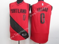 Portland Trail Blazers Red #0 NBA Jersey