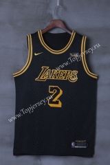 Los Angeles Lakers Black #2 NBA Jersey