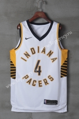 Indiana Pacers White #4 NBA Jersey