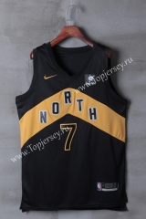 Toronto Raptors Black #7 NBA Jersey