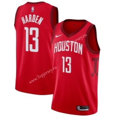 Earned Edition Houston Rockets Red #13 NBA Jersey