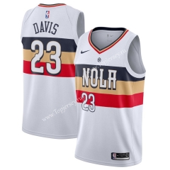 Earned Edition New Orleans Pelicans White #23 NBA Jersey