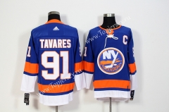 New YorkIslanders Blue #91 NHL Jersey