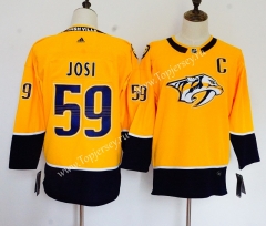 Nashville Predators Yellow #59 NHL Jersey