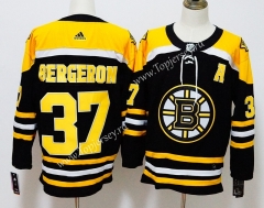 Boston Bruins Black&Yellow #37 NHL Jersey