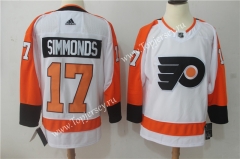 Philadelphia Flyers White&Orange #17 NHL Jersey