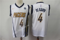 Earned Edition Indiana Pacers White #4 NBA Jersey