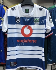Commemorative Edition 2019-20 New Zealand Warriors White&Blue Thailand Rugby Jersey
