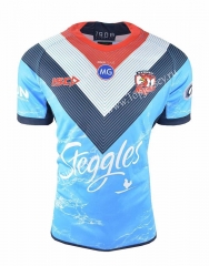 2019-2020 Australia Roosters Blue Thailand Rugby Shirt
