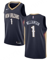 New Orleans Pelicans Dark Blue #1 NBA Jersey