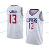 Los Angeles Clippers White #13 NBA Jersey