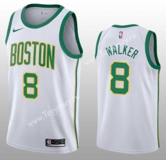 City Edition Boston Celtics White #8 NBA Jersey