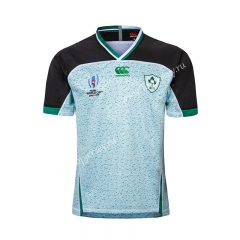2019 World Cup Ireland Away White&Green Thailand Rugby Shirt