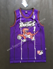 Toronto Raptors Printing Purple #1 NBA Jersey