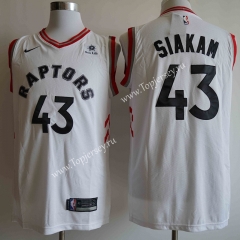 Toronto Raptors Printing White #43 NBA Jersey