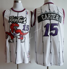 Toronto Raptors Printing White #15 NBA Jersey