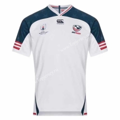2019 World Cup USA Home White Thailand Rugby Shirt