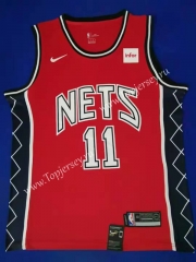 Retro Edition Brooklyn Nets Red #11 NBA Jersey