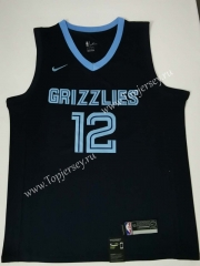 Memphis Grizzlies Dark Blue #12 NBA Jersey