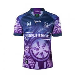 2019 Hero Edition Melbourne Purple Thailand Rugby Jersey