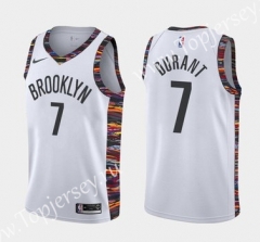 City Edition Brooklyn Nets White #7 NBA Jersey