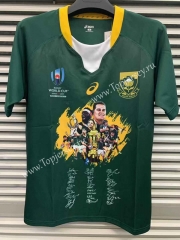 Signature Edition 2019 World Cup South Africa Green Thailand Rugby Jersey