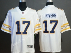 Team Logo Version San Diego Chargers White #17 NFL Jersey