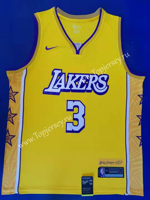 los angeles lakers yellow jersey