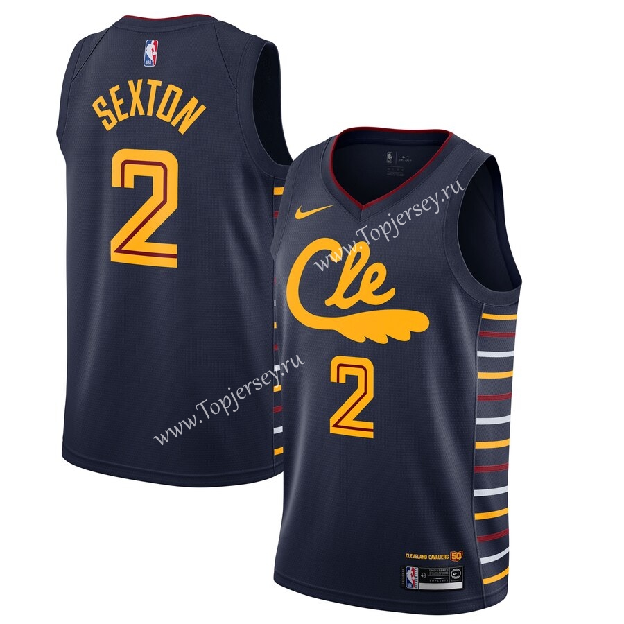 City Edition 2019-2020 Cleveland Cavaliers Dark Blue #2 NBA Jersey,Cleveland  Cavaliers