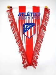 Atletico Madrid Red Triangle Team Flag