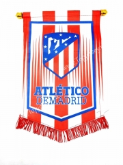 Atletico Madrid Red Diamond Team Flag
