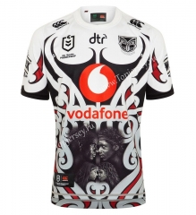 2020 New Zealand Warriors White Thailand Rugby Jersey